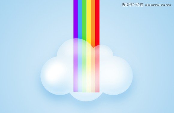 Photoshop设计卡通风格的云彩效果