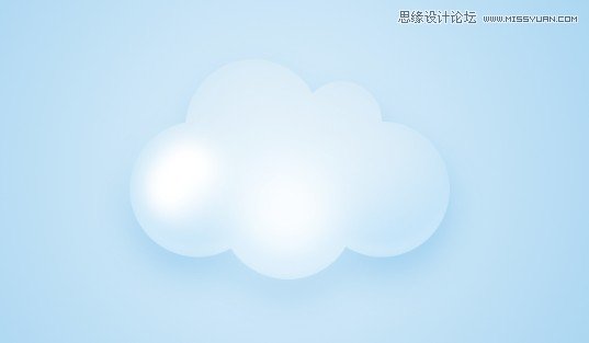 Photoshop设计卡通风格的云彩效果