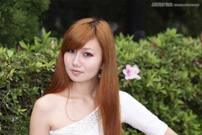 Photoshop调出林下女孩朦胧的光晕效果