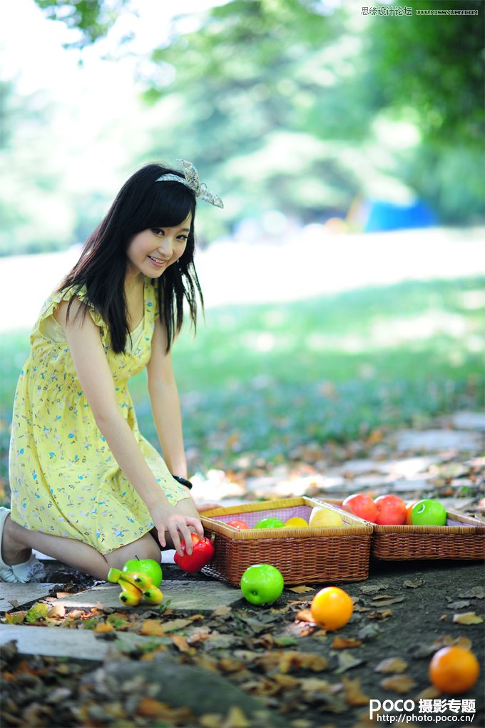 Photoshop调出夏季美女照片文艺柔美效果