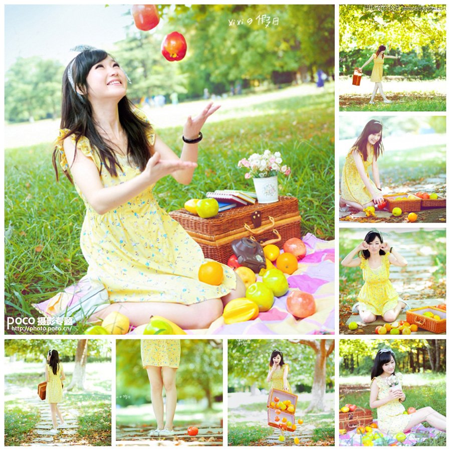 Photoshop调出夏季美女照片文艺柔美效果