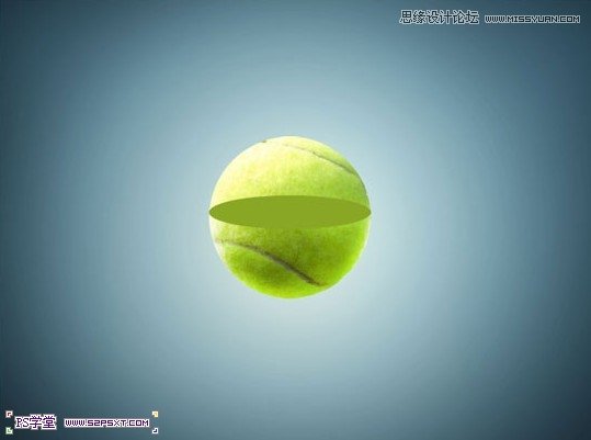 Photoshop合成在悬浮在空中的绿色大树