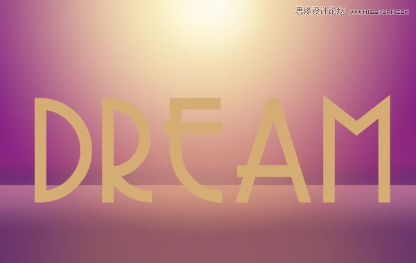 Photoshop制作金属质感的黄金立体字