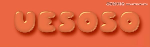 Photoshop制作可爱风格的糖果艺术字