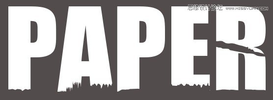 Photoshop设计贴纸效果的创意艺术字教程