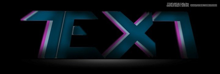 Photoshop制作抽象炫光的艺术字效果