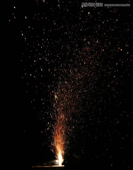 Photoshop制作燃烧效果的岩石字【中文版】