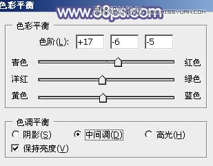 Photoshop给美女照片添加紫色梦幻效果