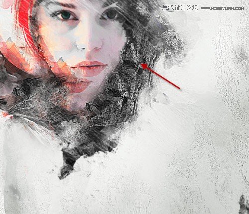 Photoshop使用纹理和笔刷制作抽象海报