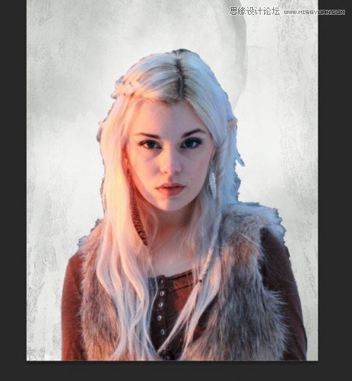 Photoshop使用纹理和笔刷制作抽象海报