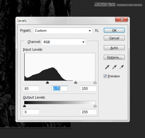 Photoshop使用纹理和笔刷制作抽象海报