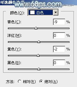 Photoshop调出公园女孩唯美青色效果