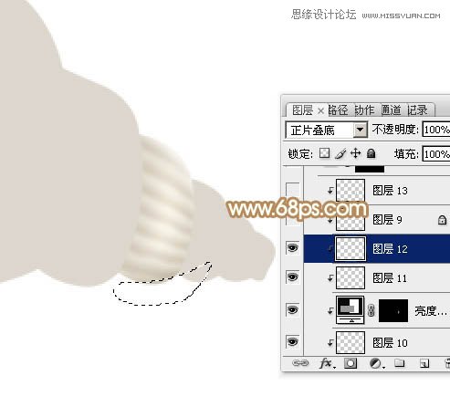 Photoshop绘制可爱风格的小海螺教程