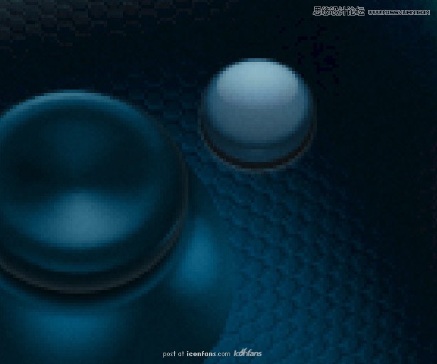 Photoshop绘制蓝色风格的游戏手柄