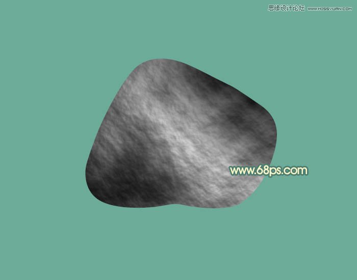 Photoshop绘制光滑的小石块教程