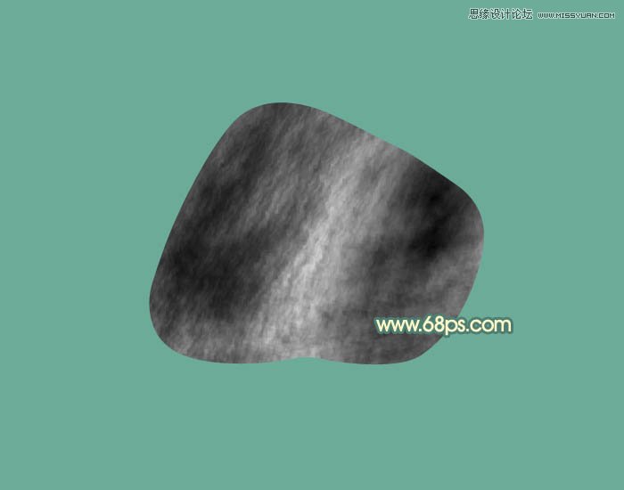 Photoshop绘制光滑的小石块教程