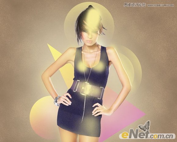 Photoshop调出一张丰富多彩的美女海报