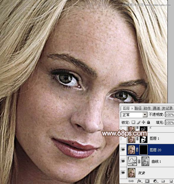 Photoshop超详细的给人像光滑磨皮