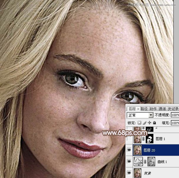 Photoshop超详细的给人像光滑磨皮
