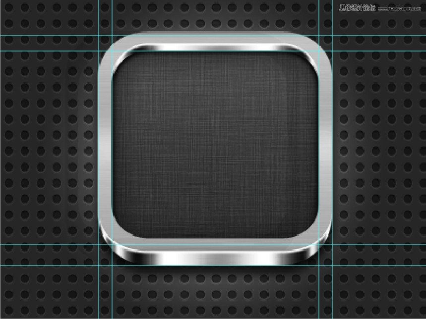 Photoshop制作金属质感的工具图标