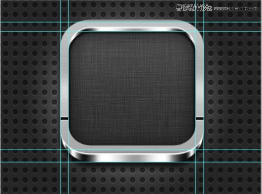 Photoshop制作金属质感的工具图标