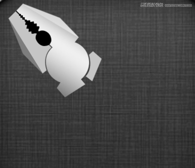 Photoshop制作金属质感的工具图标