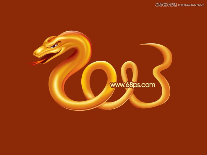 Photoshop制作金属质感的2013艺术字