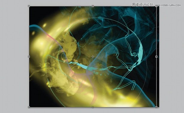 Photoshop绘制梦幻绚丽光线效果