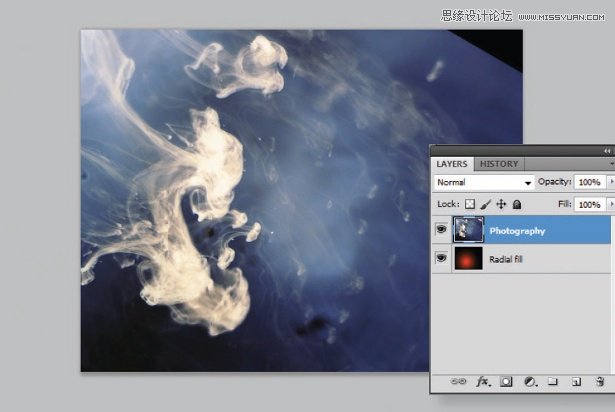 Photoshop绘制梦幻绚丽光线效果