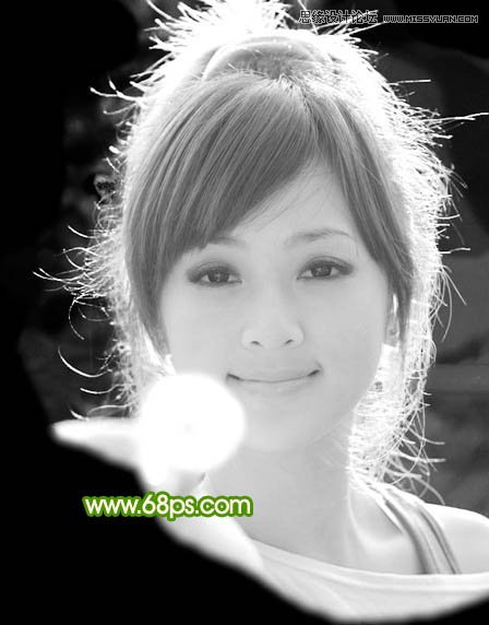 Photoshop使用通道抠出复杂的人物发丝