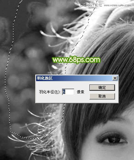 Photoshop使用通道抠出复杂的人物发丝