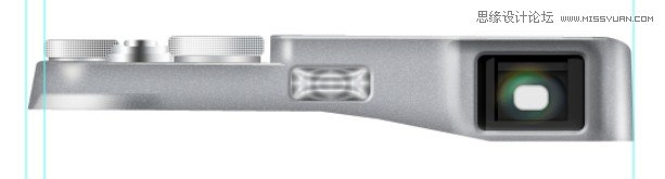 Photoshop详细绘制逼真的富士康相机