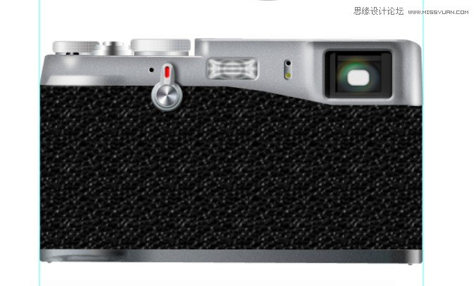 Photoshop详细绘制逼真的富士康相机