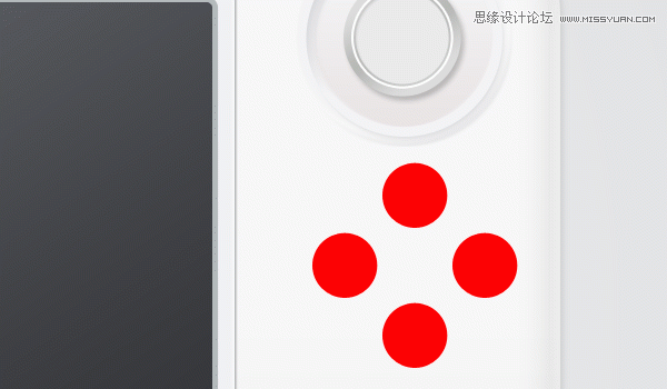 Photoshop绘制逼真的任天堂WII游戏机