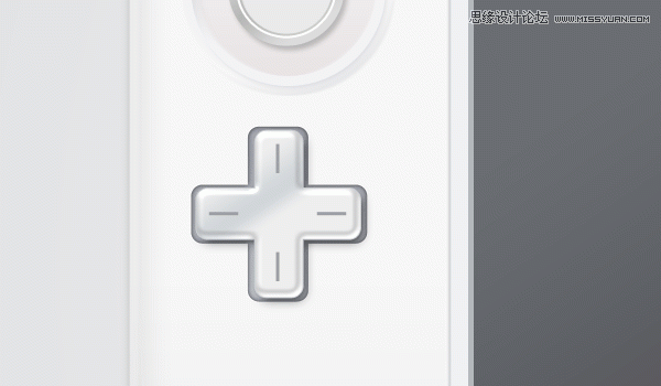 Photoshop绘制逼真的任天堂WII游戏机