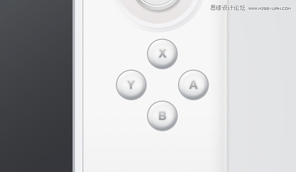 Photoshop绘制逼真的任天堂WII游戏机