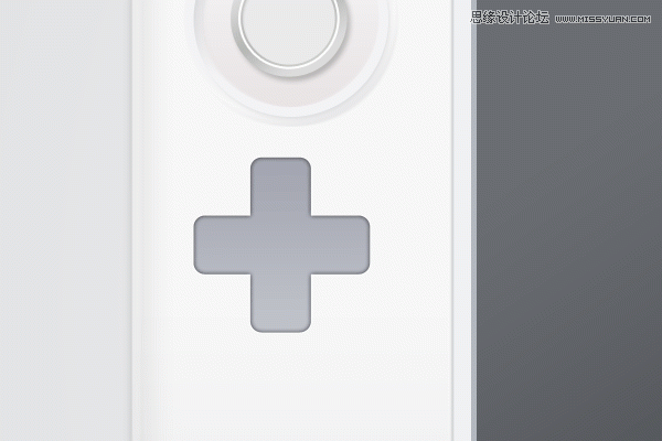 Photoshop绘制逼真的任天堂WII游戏机