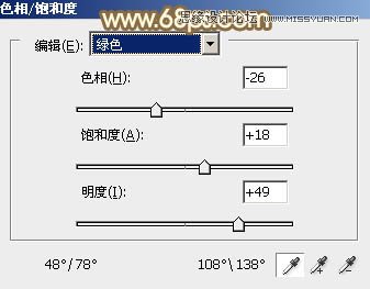 Photoshop调出草地上美女朦胧的淡黄色调