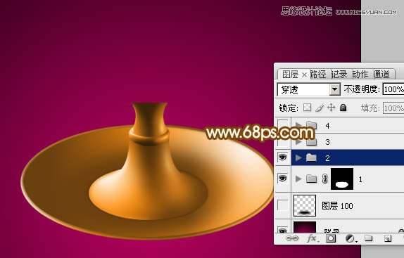Photoshop绘制古典风格的煤油灯教程