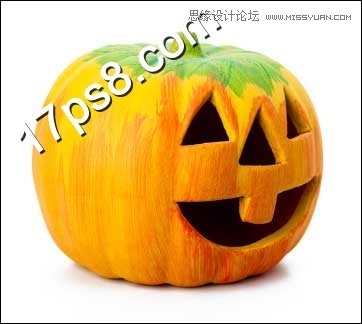 Photoshop设计万圣节正在施展魔法的女巫