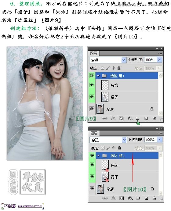 Photoshop制作姐妹花眨眼睛动画教程