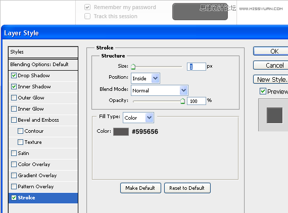 Photoshop设计简洁优雅的登录界面