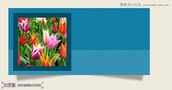 Photoshop设计国外木纹风格的网页模板