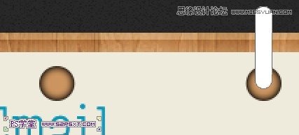 Photoshop设计国外木纹风格的网页模板