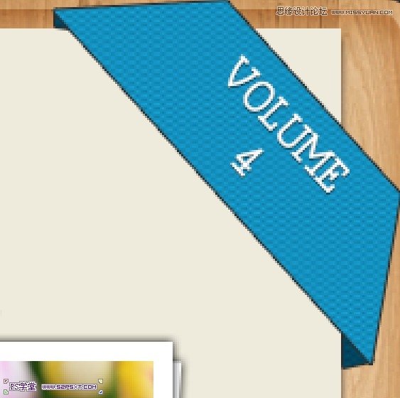 Photoshop设计国外木纹风格的网页模板