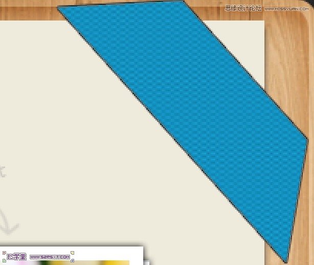 Photoshop设计国外木纹风格的网页模板