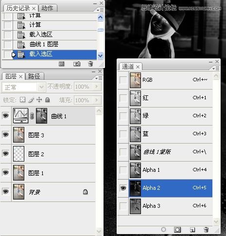 Photoshop调出街景美女淡雅的日系色调