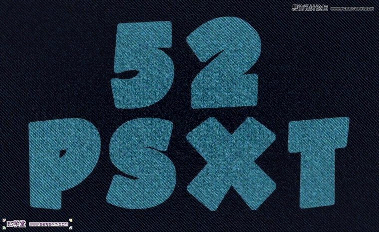 PhotoshopCS6设计非常逼真的牛仔字效