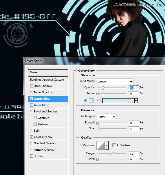 Photoshop合成Tron风格的科幻插图教程