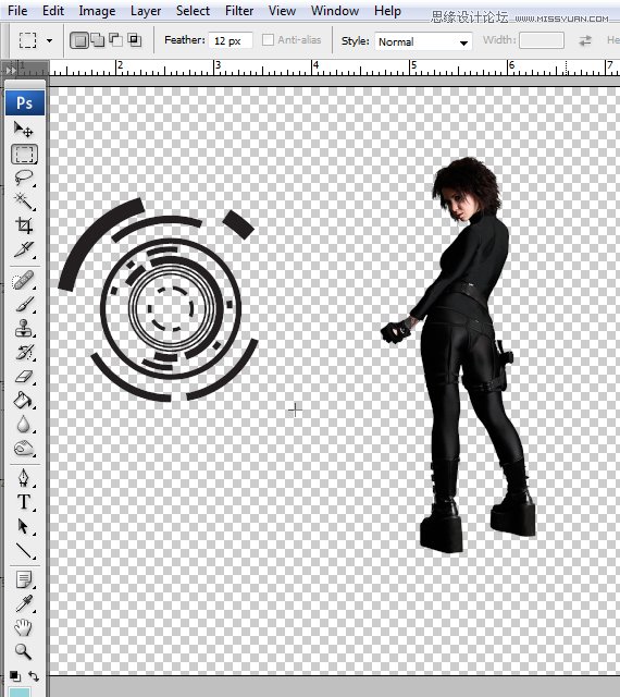 Photoshop合成Tron风格的科幻插图教程